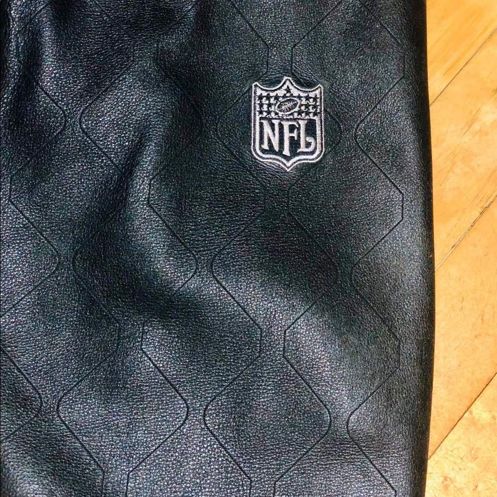 🔥Authentic black leather NFL Packers zipup jacket - Picture 5 of 5